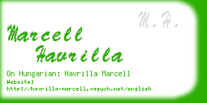 marcell havrilla business card